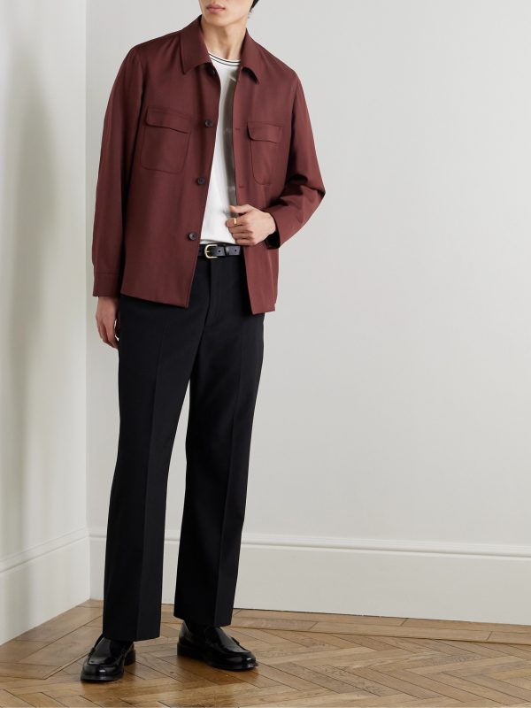 Wool-Twill Overshirt - OU