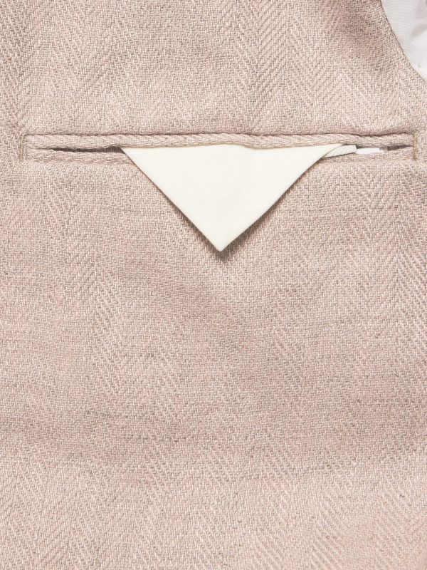 Laurel Unstructured Herringbone Linen Suit Jacket - E1 Laurel Unstructured Herringbone Linen Suit Jacket - E1