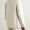 Timo 1454 Linen Suit Jacket - BK