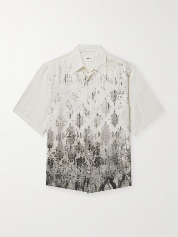 Quinsy 5971 Printed Modal-Blend Shirt Quinsy 5971 Printed Modal-Blend Shirt
