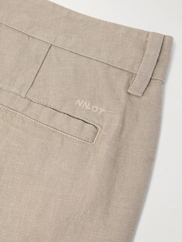 Aden 1454 Straight-Leg Linen Suit Trousers - CU Aden 1454 Straight-Leg Linen Suit Trousers - CU