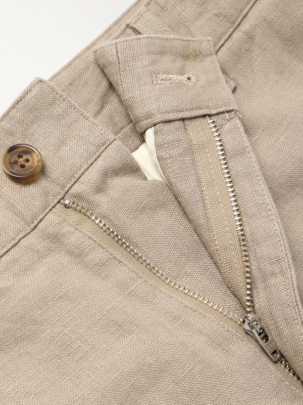 Aden 1454 Straight-Leg Linen Suit Trousers - E1 Aden 1454 Straight-Leg Linen Suit Trousers - E1