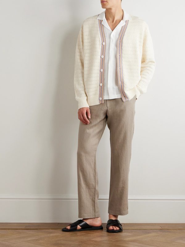 Aden 1454 Straight-Leg Linen Suit Trousers - OU Aden 1454 Straight-Leg Linen Suit Trousers - OU