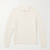 Josh 6636 Pointelle-Knit Organic Cotton Polo Shirt