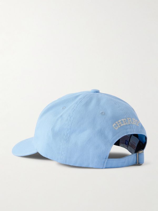 Logo-Embroidered Embellished Cotton-Twill Baseball Cap - BK Logo-Embroidered Embellished Cotton-Twill Baseball Cap - BK