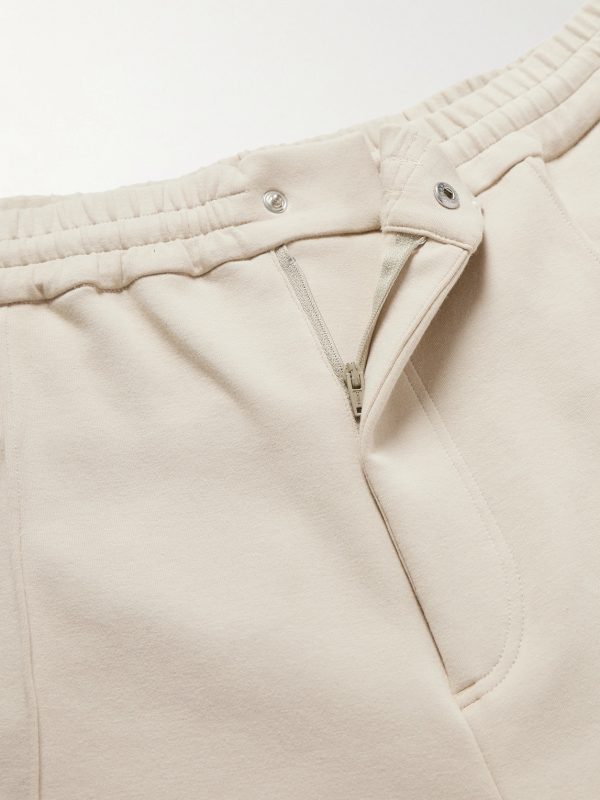 Straight-Leg Cotton-Blend Ponte Sweatpants - E1 Straight-Leg Cotton-Blend Ponte Sweatpants - E1