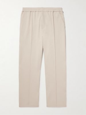 Straight-Leg Cotton-Blend Ponte Sweatpants Straight-Leg Cotton-Blend Ponte Sweatpants