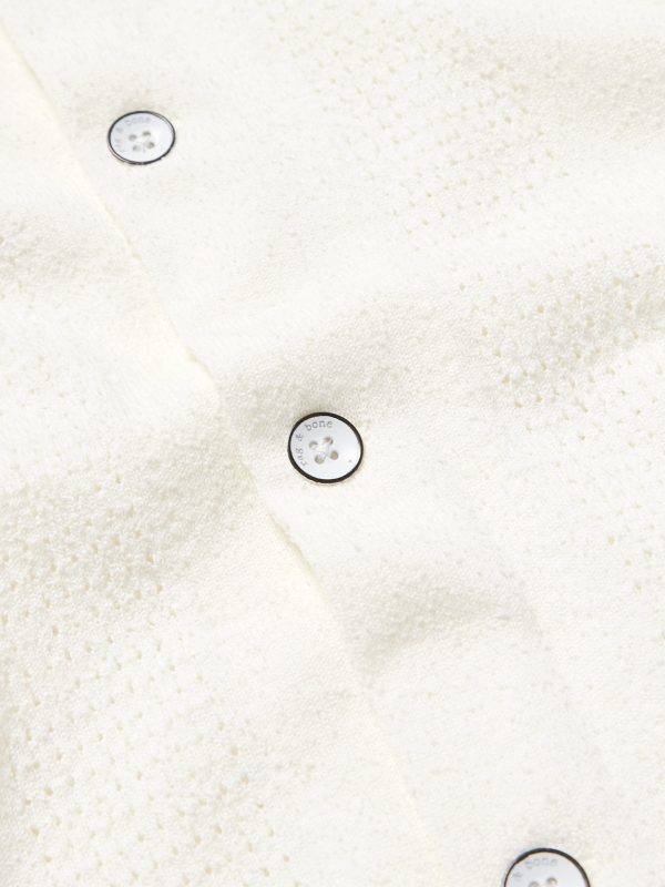 Avery Camp-Collar Honeycomb-Knit Cotton-Blend Terry Shirt - CU Avery Camp-Collar Honeycomb-Knit Cotton-Blend Terry Shirt - CU