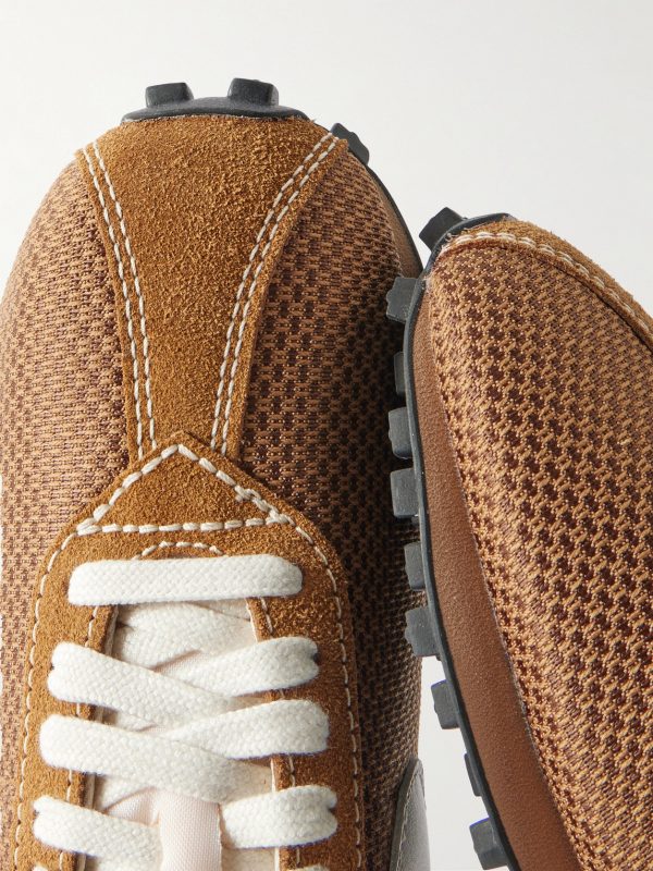 LD-1000 Leather and Suede-Trimmed Mesh Sneakers - CU LD-1000 Leather and Suede-Trimmed Mesh Sneakers - CU