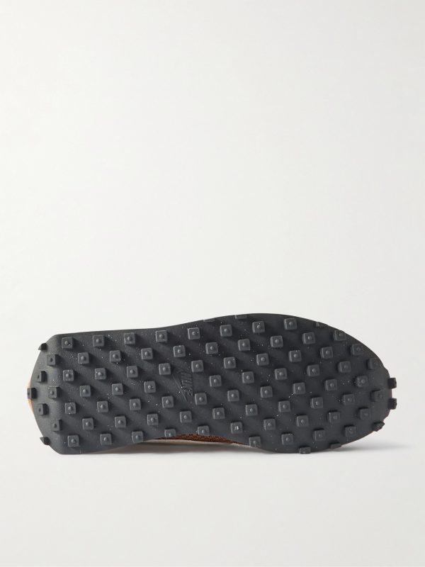 LD-1000 Leather and Suede-Trimmed Mesh Sneakers - E1 LD-1000 Leather and Suede-Trimmed Mesh Sneakers - E1