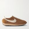LD-1000 Leather and Suede-Trimmed Mesh Sneakers LD-1000 Leather and Suede-Trimmed Mesh Sneakers
