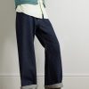 LD-1000 Leather and Suede-Trimmed Mesh Sneakers - OU LD-1000 Leather and Suede-Trimmed Mesh Sneakers - OU