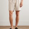 Gregor 1454 Straight-Leg Linen Drawstring Shorts - FR Gregor 1454 Straight-Leg Linen Drawstring Shorts - FR