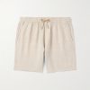 Gregor 1454 Straight-Leg Linen Drawstring Shorts Gregor 1454 Straight-Leg Linen Drawstring Shorts