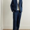 Aden 1454 Straight-Leg Linen Suit Trousers - OU Aden 1454 Straight-Leg Linen Suit Trousers - OU