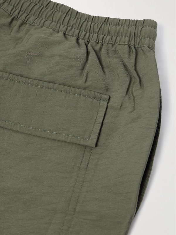 Ryder 5971 Straight-Leg Crinkled TENCEL™ Modal-Blend Drawstring Shorts - CU Ryder 5971 Straight-Leg Crinkled TENCEL™ Modal-Blend Drawstring Shorts - CU