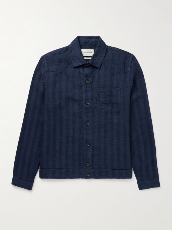 Witley Striped Linen Overshirt