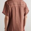 Garrison Striped Linen Shirt - BK Garrison Striped Linen Shirt - BK