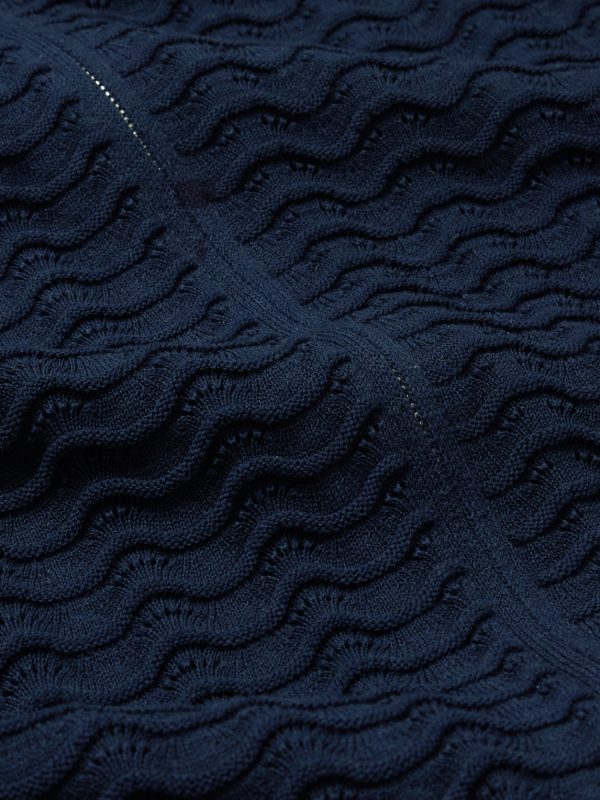 Gustav 6636 Textured-Knit Organic Cotton Zip-Up Polo Shirt - E1 Gustav 6636 Textured-Knit Organic Cotton Zip-Up Polo Shirt - E1