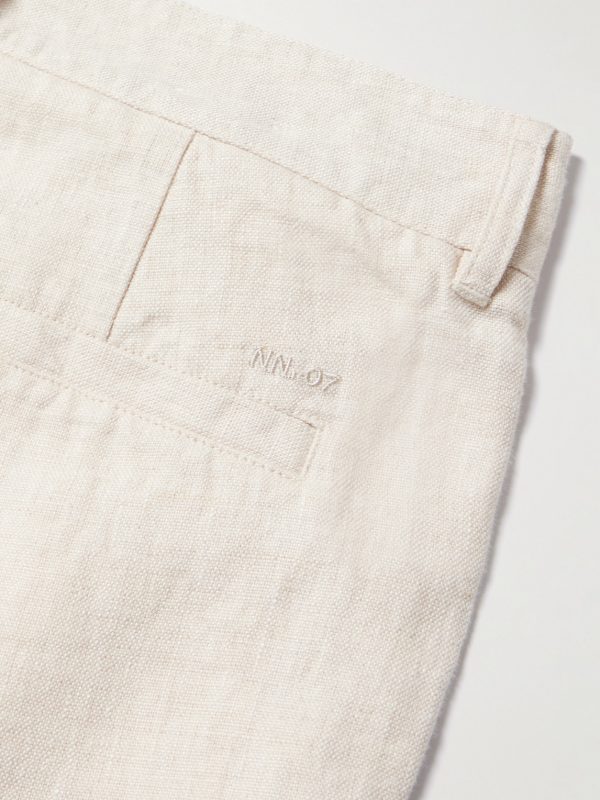 Aden 1454 Straight-Leg Linen Suit Trousers - CU Aden 1454 Straight-Leg Linen Suit Trousers - CU