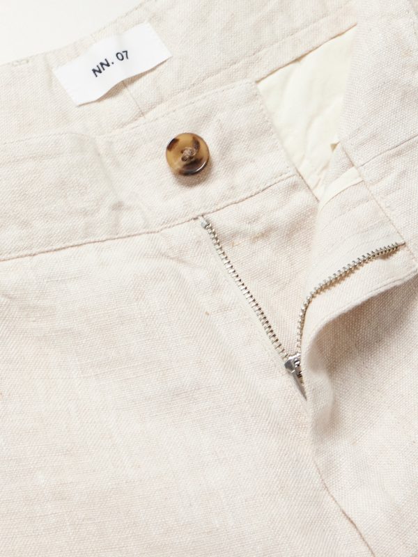 Aden 1454 Straight-Leg Linen Suit Trousers - E1 Aden 1454 Straight-Leg Linen Suit Trousers - E1