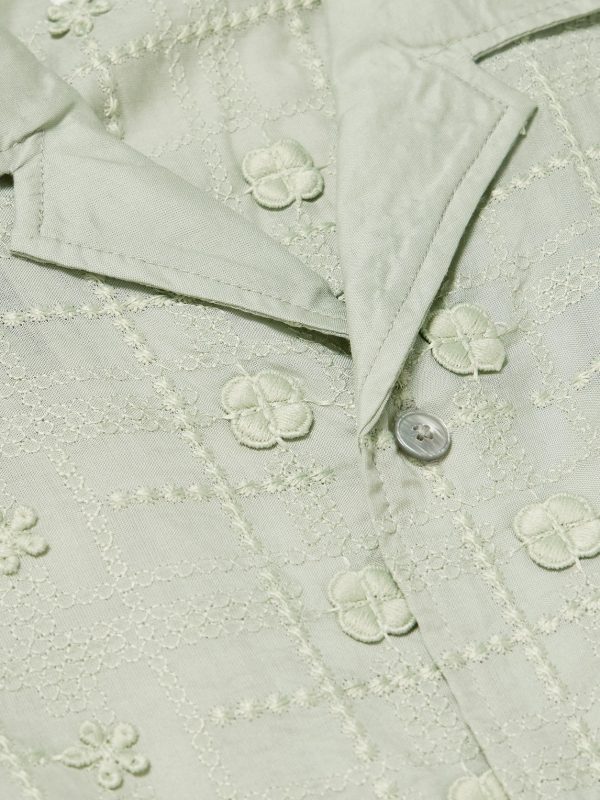 Ben 5026 Camp-Collar Embroidered Lyocell Shirt - CU Ben 5026 Camp-Collar Embroidered Lyocell Shirt - CU