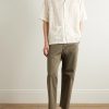 Ben 5026 Camp-Collar Embroidered Lyocell Shirt - OU