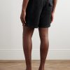 Ryder 5971 Straight-Leg Crinkled TENCEL™ Modal-Blend Drawstring Shorts - BK Ryder 5971 Straight-Leg Crinkled TENCEL™ Modal-Blend Drawstring Shorts - BK