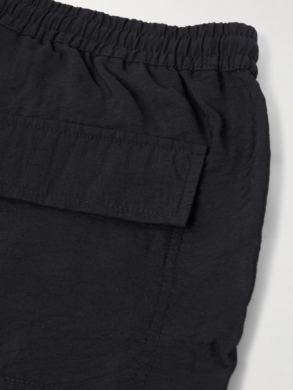 Ryder 5971 Straight-Leg Crinkled TENCEL™ Modal-Blend Drawstring Shorts - CU Ryder 5971 Straight-Leg Crinkled TENCEL™ Modal-Blend Drawstring Shorts - CU