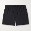 Ryder 5971 Straight-Leg Crinkled TENCEL™ Modal-Blend Drawstring Shorts Ryder 5971 Straight-Leg Crinkled TENCEL™ Modal-Blend Drawstring Shorts