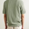 Nolan 6695 Textured-Knit Organic Cotton Shirt - BK Nolan 6695 Textured-Knit Organic Cotton Shirt - BK