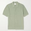 Nolan 6695 Textured-Knit Organic Cotton Shirt Nolan 6695 Textured-Knit Organic Cotton Shirt