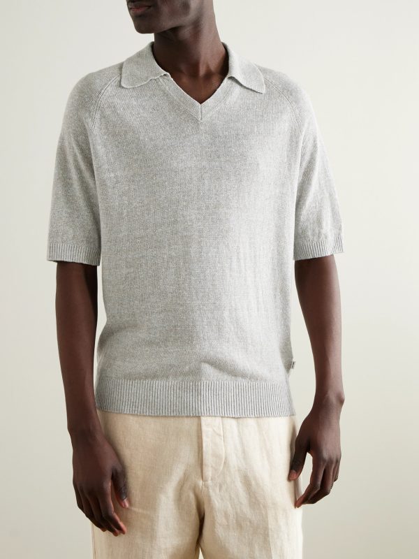 Cale 6565 Linen Polo Shirt - FR Cale 6565 Linen Polo Shirt - FR