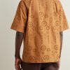 Ben 5392 Camp-Collar Broderie Anglaise Cotton Shirt - BK Ben 5392 Camp-Collar Broderie Anglaise Cotton Shirt - BK