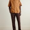 Ben 5392 Camp-Collar Broderie Anglaise Cotton Shirt - OU Ben 5392 Camp-Collar Broderie Anglaise Cotton Shirt - OU