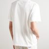 Distressed Logo-Embroidered Cotton-Jersey T-Shirt - BK