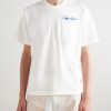 Distressed Logo-Embroidered Cotton-Jersey T-Shirt - FR