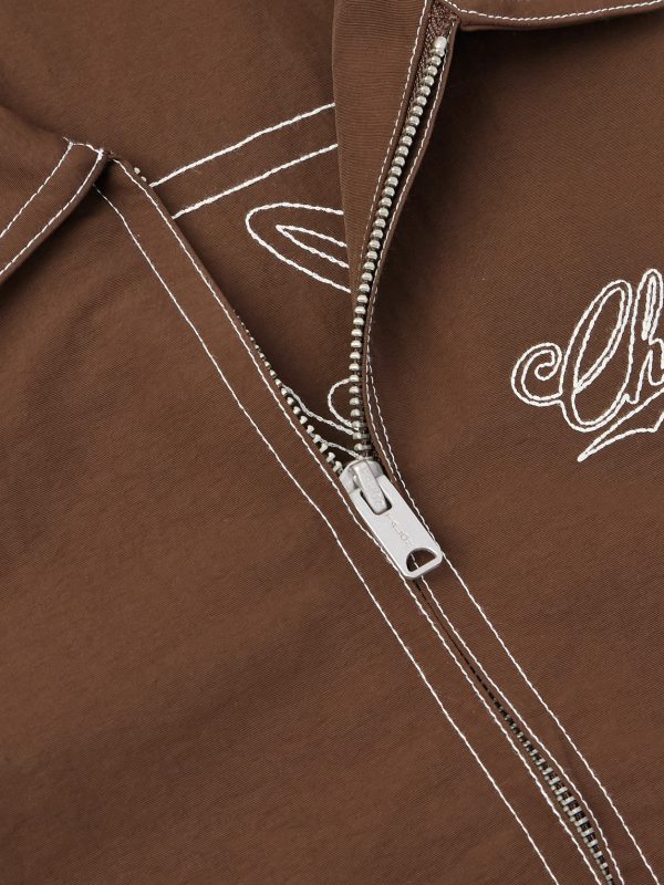 Logo-Embroidered Nylon Jacket - CU Logo-Embroidered Nylon Jacket - CU
