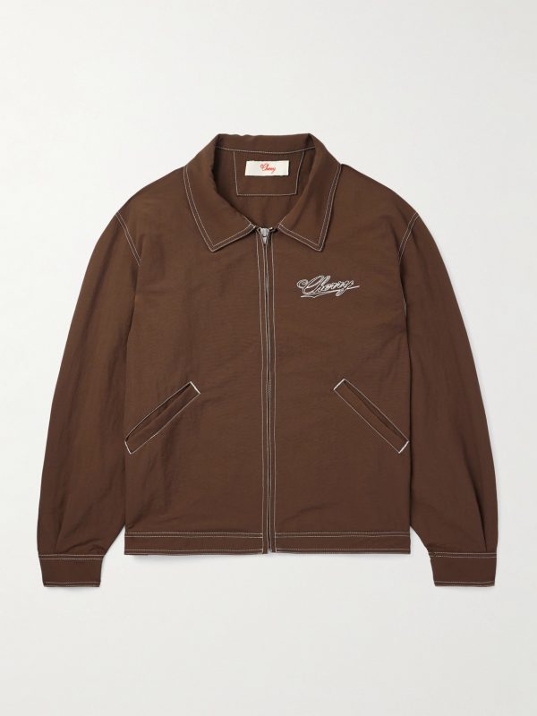 Logo-Embroidered Nylon Jacket Logo-Embroidered Nylon Jacket