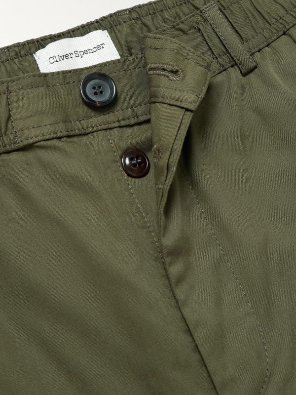 Ashdown Straight-Leg Cotton-Twill Drawstring Trousers - E1 Ashdown Straight-Leg Cotton-Twill Drawstring Trousers - E1