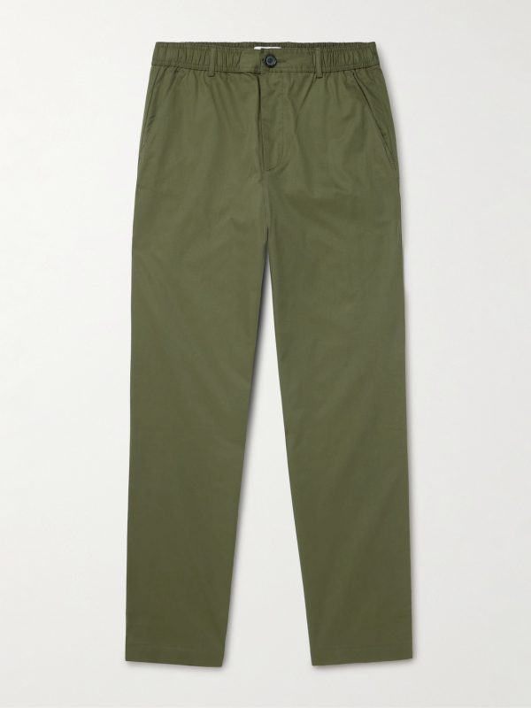 Ashdown Straight-Leg Cotton-Twill Drawstring Trousers Ashdown Straight-Leg Cotton-Twill Drawstring Trousers