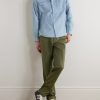 Ashdown Straight-Leg Cotton-Twill Drawstring Trousers - OU Ashdown Straight-Leg Cotton-Twill Drawstring Trousers - OU