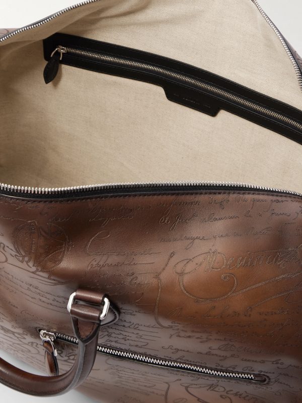 Jour Off Scritto Venezia Leather Weekend Bag - E1 Jour Off Scritto Venezia Leather Weekend Bag - E1
