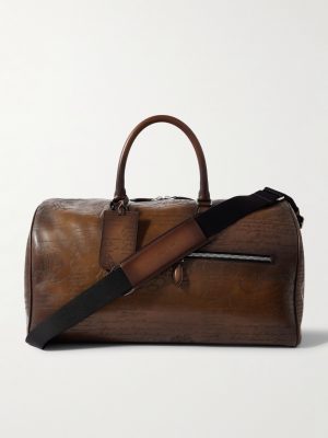 Jour Off Scritto Venezia Leather Weekend Bag Jour Off Scritto Venezia Leather Weekend Bag