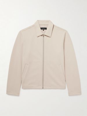Melrose Cotton-Blend Ponte Track Jacket Melrose Cotton-Blend Ponte Track Jacket