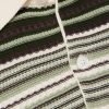 Nolan 6686 Striped Textured-Knit Organic Cotton Cardigan - CU