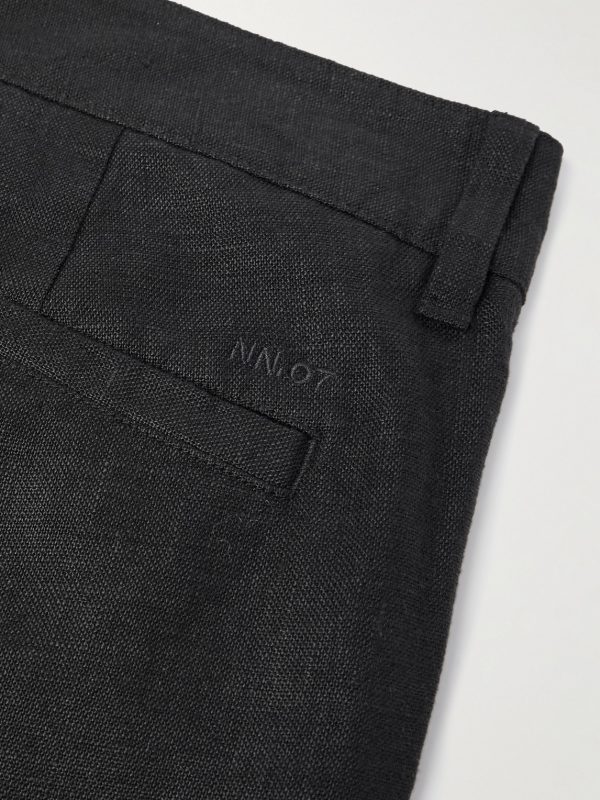 Aden 1454 Straight-Leg Linen Suit Trousers - CU Aden 1454 Straight-Leg Linen Suit Trousers - CU