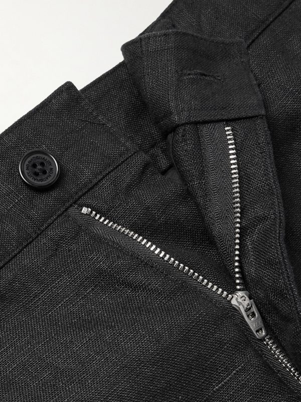 Aden 1454 Straight-Leg Linen Suit Trousers - E1 Aden 1454 Straight-Leg Linen Suit Trousers - E1