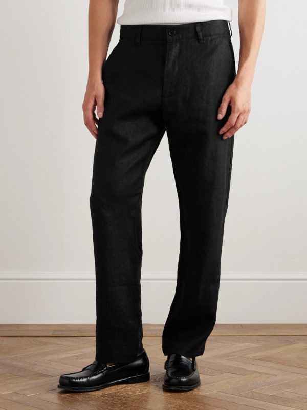 Aden 1454 Straight-Leg Linen Suit Trousers - FR Aden 1454 Straight-Leg Linen Suit Trousers - FR