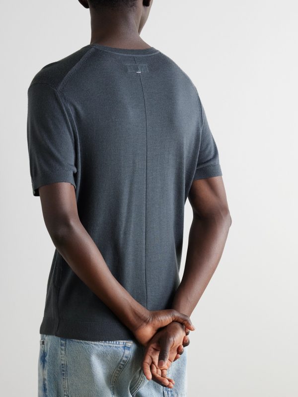 Aulton Wool and Lyocell-Blend T-Shirt - BK Aulton Wool and Lyocell-Blend T-Shirt - BK